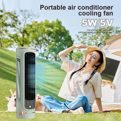 Tragbarer Turmventilator Mit 360-Grad-Kühlung – Leise Flügelloser Säulenventilator 2