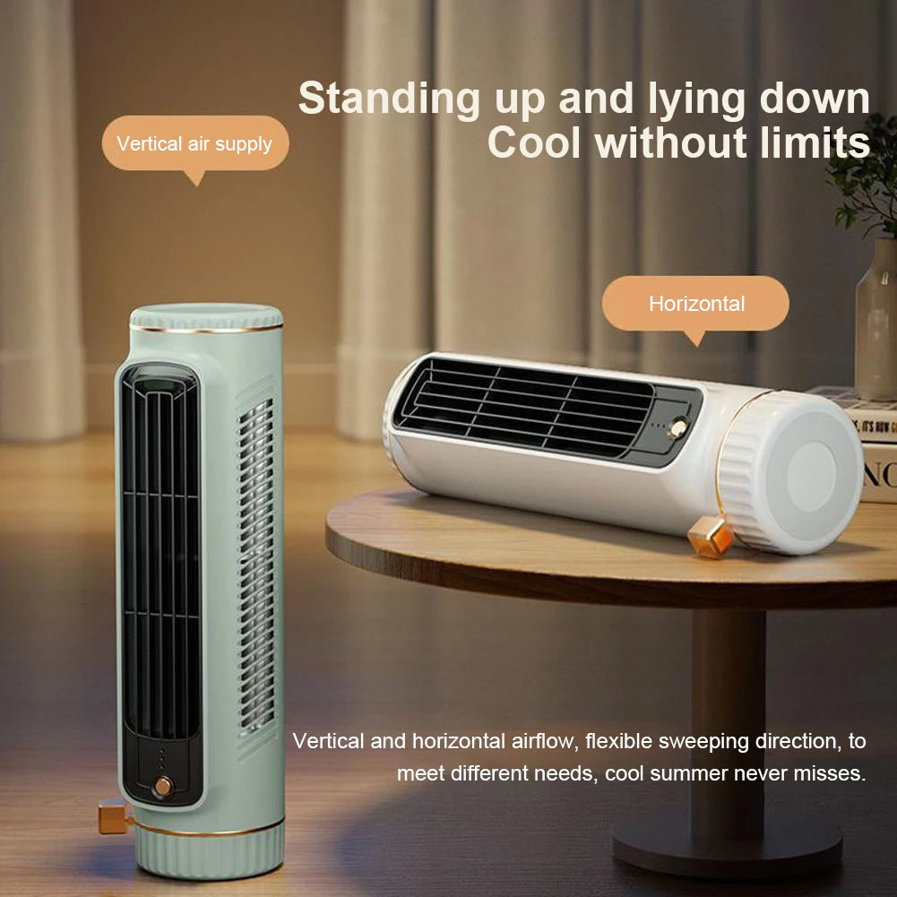 Tragbarer Turmventilator Mit 360-Grad-Kühlung – Leise Flügelloser Säulenventilator 3