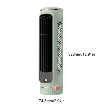 Tragbarer Turmventilator Mit 360-Grad-Kühlung – Leise Flügelloser Säulenventilator 5