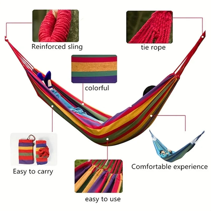 PORTAHANG – Silla colgante portátil de lona para interior y exterior