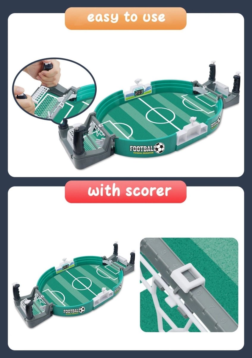 KICKMATE – Portable Table Football Game for 2 Players
