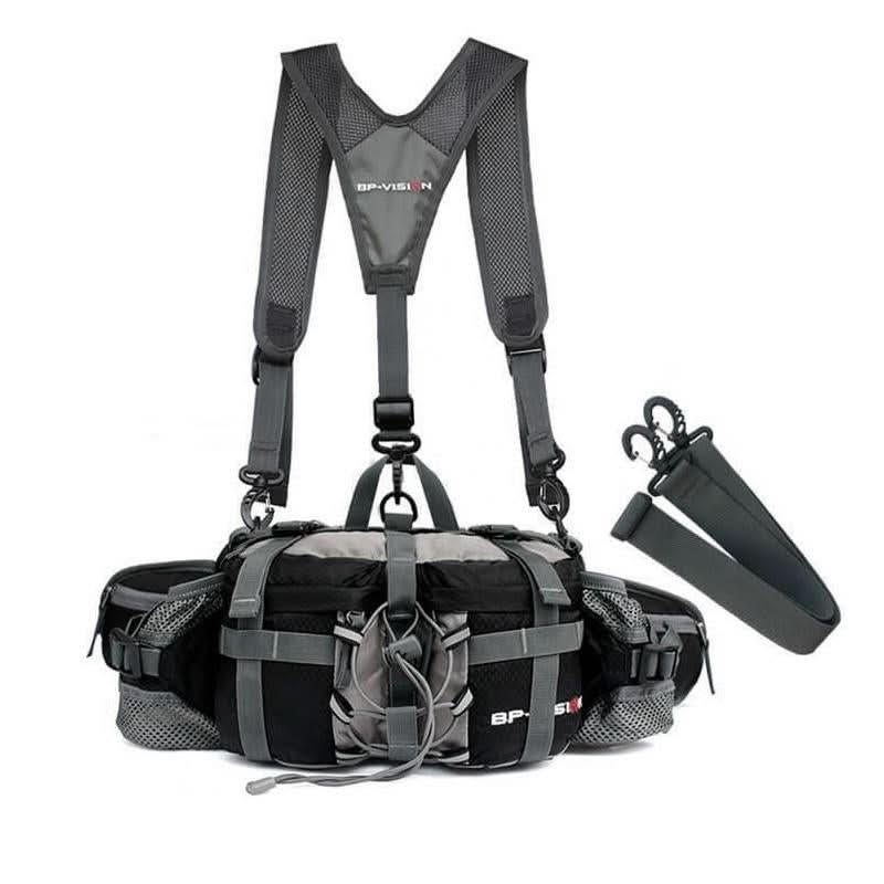 ROVENTA – Waterdichte hiking-heuptas met duurzaam nylon en handsfree outdoor-opslag