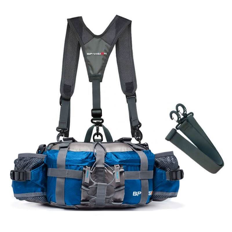 ROVENTA – Waterdichte hiking-heuptas met duurzaam nylon en handsfree outdoor-opslag