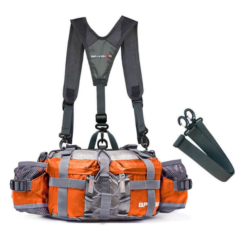 ROVENTA – Waterdichte hiking-heuptas met duurzaam nylon en handsfree outdoor-opslag