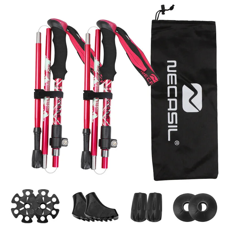 FoldTrek Poles - Foldable trekking poles for hiking & outdoor adventures