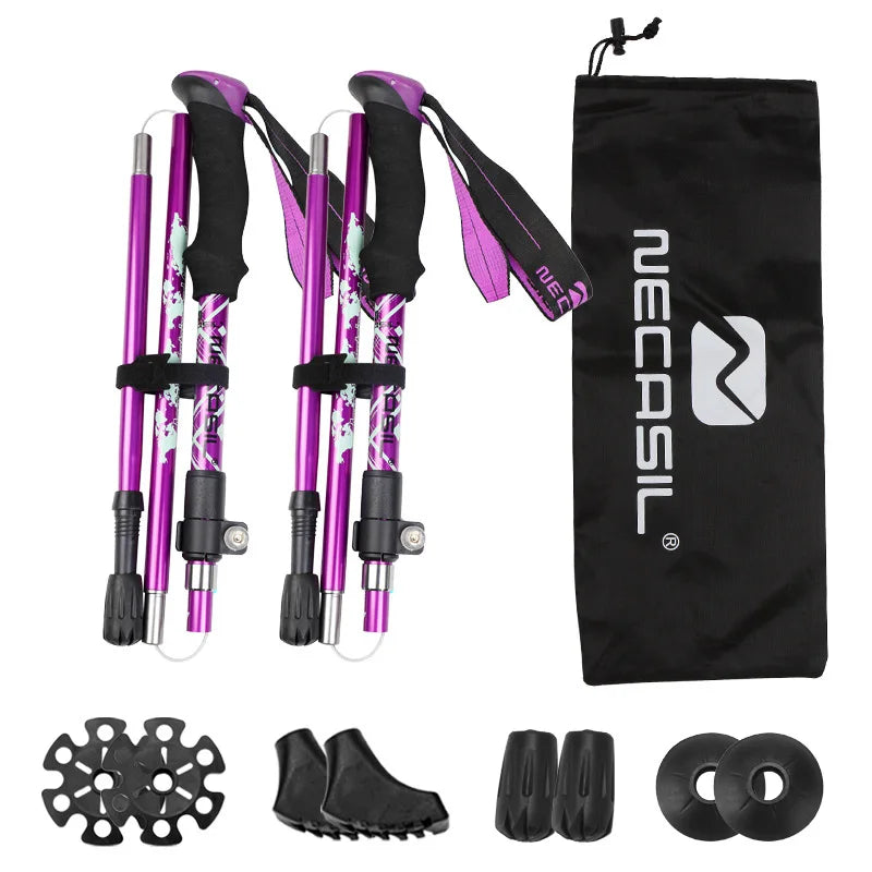 FoldTrek Poles - Foldable trekking poles for hiking & outdoor adventures
