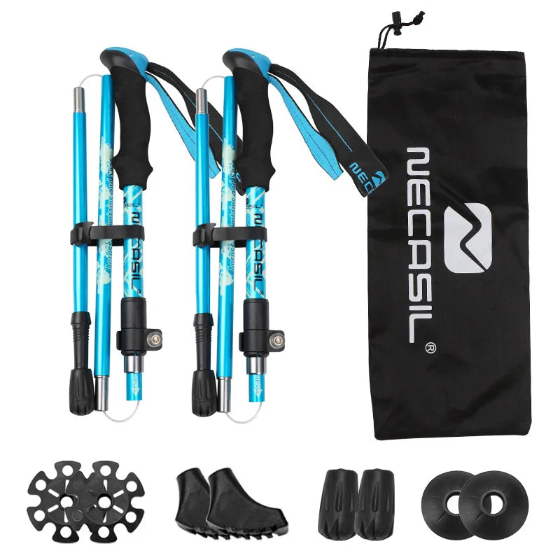 FoldTrek Poles - Foldable trekking poles for hiking & outdoor adventures