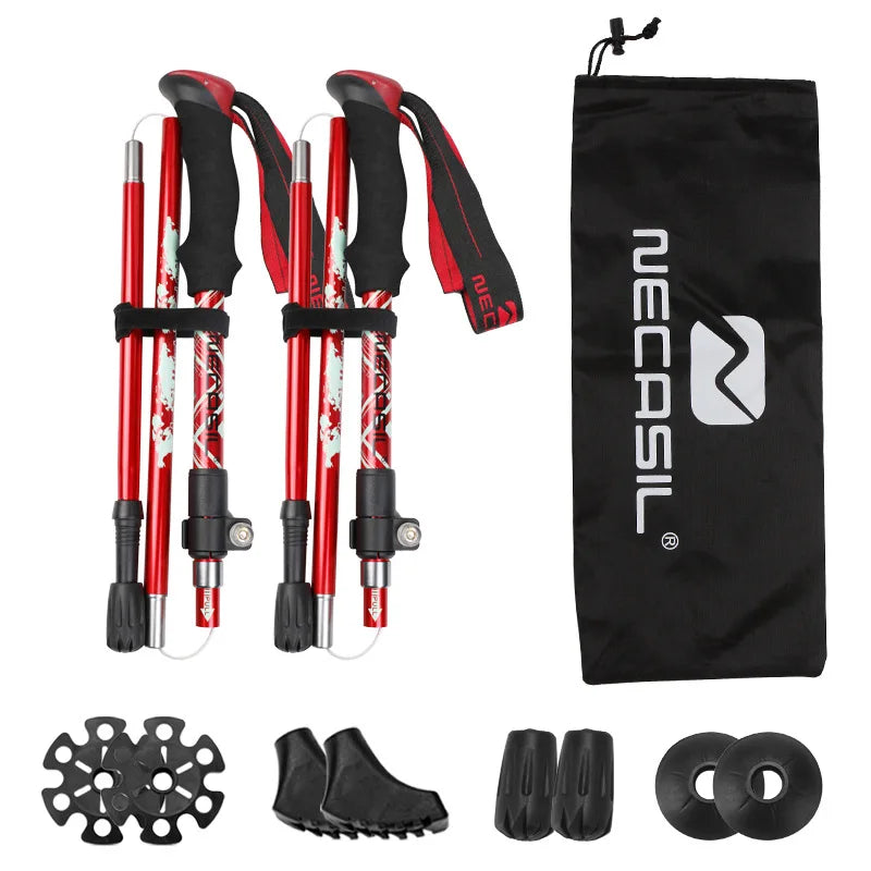 FoldTrek Poles - Foldable trekking poles for hiking & outdoor adventures