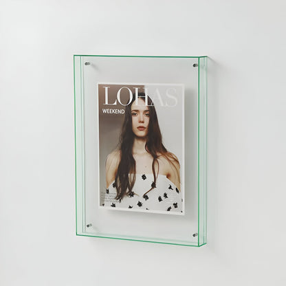 CRYSTAFRAME - Transparent acrylic picture frame for modern picture presentation
