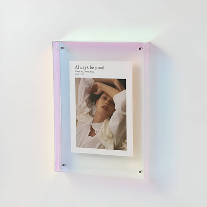 CRYSTAFRAME - Transparent acrylic picture frame for modern picture presentation