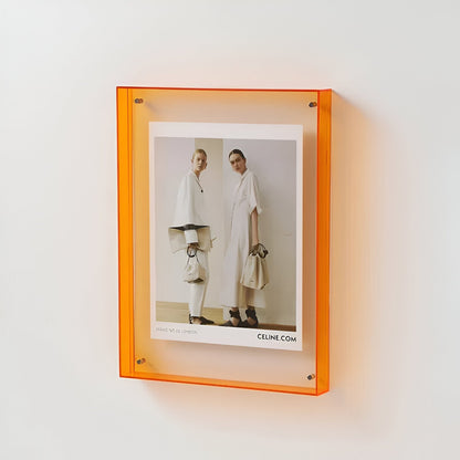 CRYSTAFRAME - Transparent acrylic picture frame for modern picture presentation