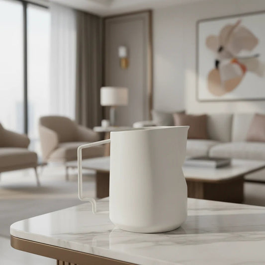 CREMAFLOW – Jarra de leche de acero inoxidable para espuma de leche uniforme