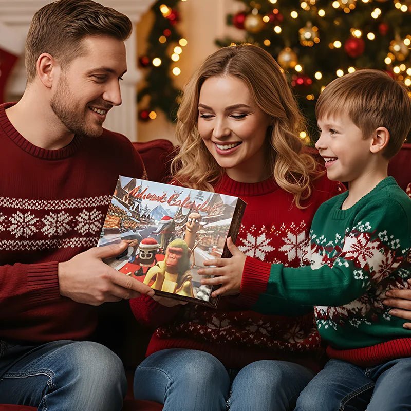 ÜBERRASCHUNG – Kreativer Adventskalender für Kinder mit lustigen Figuren für den Countdown bis Weihnachten 4