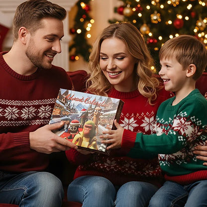 ÜBERRASCHUNG – Kreativer Adventskalender für Kinder mit lustigen Figuren für den Countdown bis Weihnachten 4