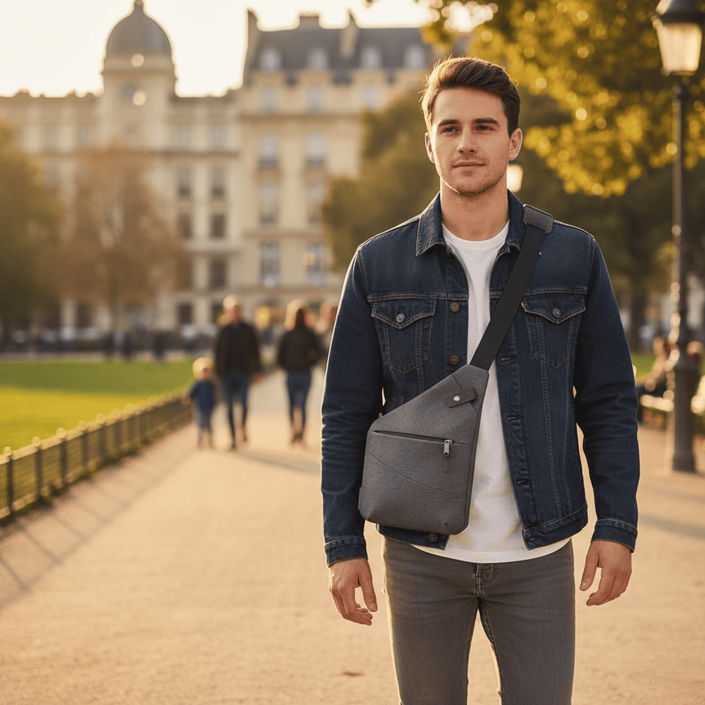 URBANGUARD – Diebstahlsichere Umhängetasche für sicheres Reisen im Alltag 1