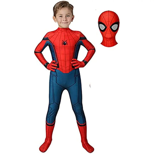 Ultimatives Spider-Man-Kostüm | Cosplay-Anzug für Kinder und Erwachsene | Stretch-Stoff | Halloween-Superhelden-Outfit 0