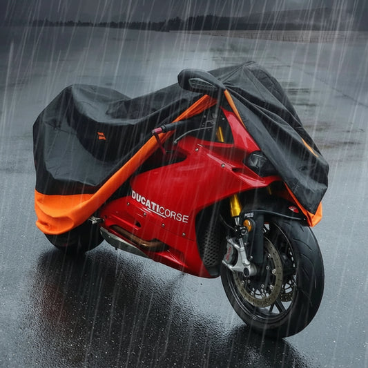 MOTOSHIELD - Housse universelle pour moto avec protection UV pour une protection fiable par tous les temps et un rangement sécurisé