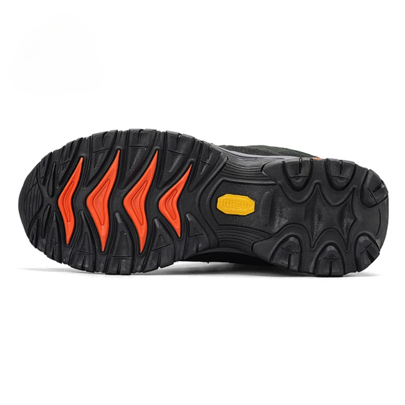 HikeUp Trekking Boots - Men's hiking boots with suede, breathable & rainproof for winter & outdoor adventures