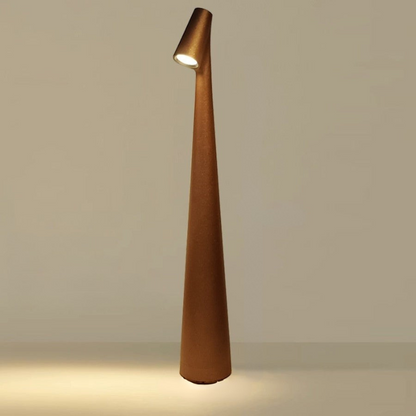 Metal table lamp - Rechargeable & stylish for indoors & outdoors