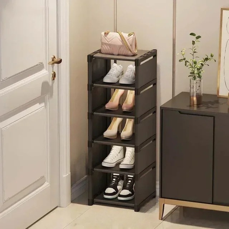 Space-Saving Shoe Rack - Rangement à chaussures empilable pour les coins et les petits espaces