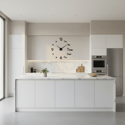 TIMEDEPTH Acrylic Wall Clock – modern and stylish for any room