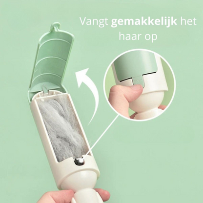 FLUSENROLLER PRO – herbruikbare huisdierhaarverwijderaar voor bank, kleding en tapijt