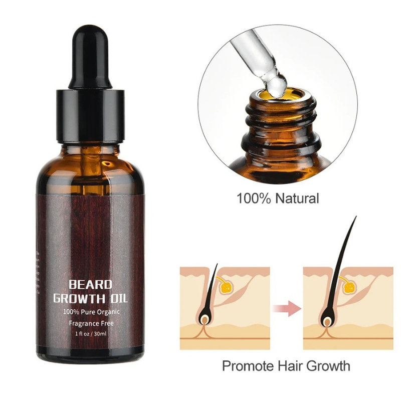 Bartboost - Kit per la crescita della barba per una barba sana e forte