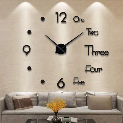 TimeDepth acrylic wall clock - Modern & stylish for any room