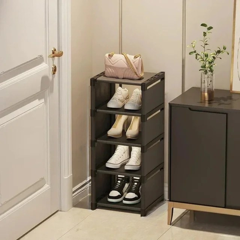 Space-Saving Shoe Rack - Rangement à chaussures empilable pour les coins et les petits espaces
