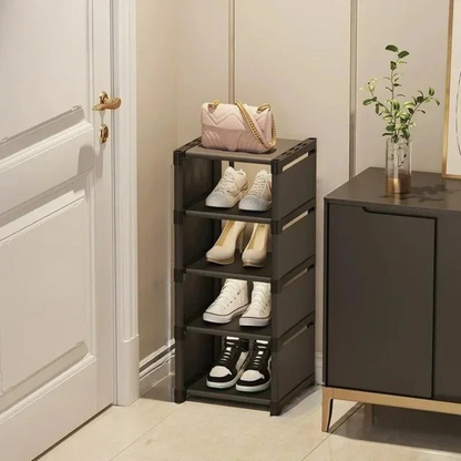 Space-Saving Shoe Rack - Rangement à chaussures empilable pour les coins et les petits espaces