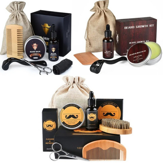Bartboost - Kit per la crescita della barba per una barba sana e forte