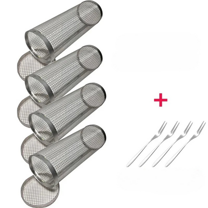 GrillCraft draaibare BBQ-mand – roestvrij staal voor gelijkmatige garing