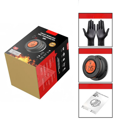 EcoTemp Pro - Termometro per carne senza fili per barbecue e grill