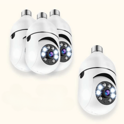 Intelligent security camera with 360° surveillance and WLAN function
