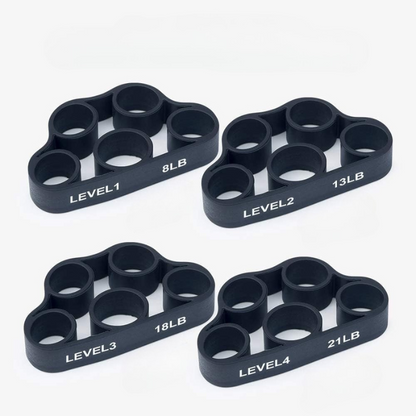 PowerGrip – Set van 4 handtrainers voor gerichte vinger- en onderarmkracht