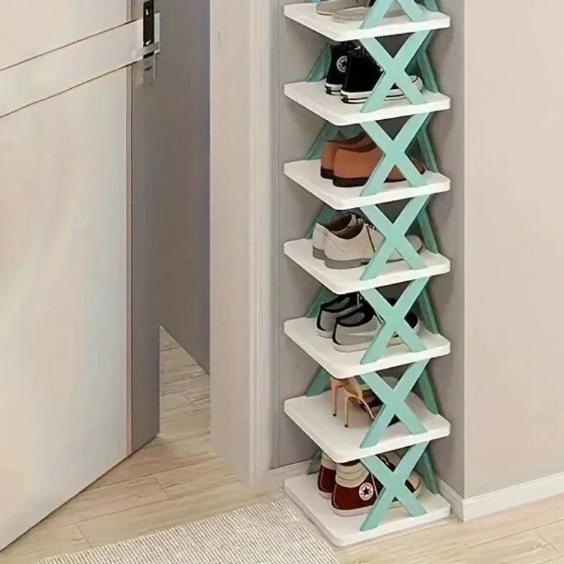 Space-Saving Shoe Organiser - Multi-layered storage cabinet for bedroom & hallway