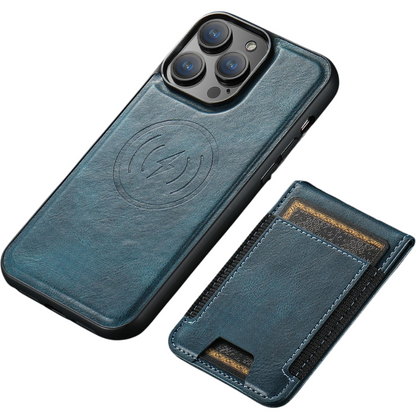 MagVibe Case - Elegant leather case with magnetic stand & card holder