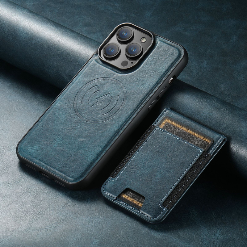 MagVibe Case - Elegant leather case with magnetic stand & card holder