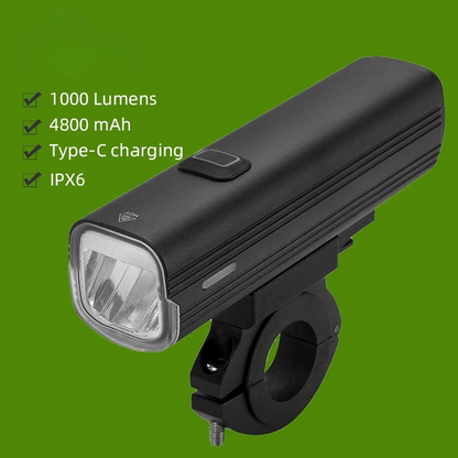 NIGHTBEAM - bike light with 1000 lumens for safe night-time cycling