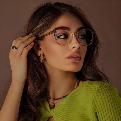 BLUEMODE MONTURA – Elegantes armazones de gafas anti luz azul para mujeres con función de graduación visual
