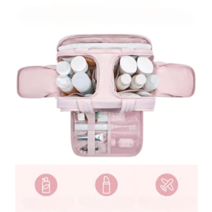 CarryOrganize – Compact Toiletry Bag with Smart Compartment Layout