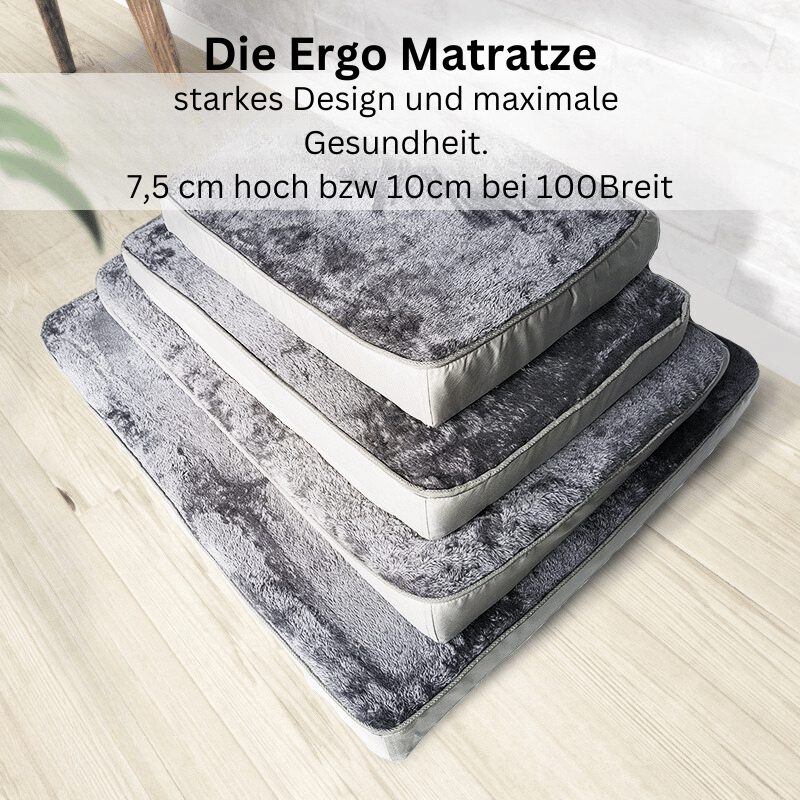 SNUGTAIL BED – Ergonomisches Memory Foam Hundekissen für gesunden Schlaf