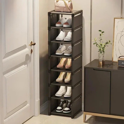 Space-Saving Shoe Rack - Rangement à chaussures empilable pour les coins et les petits espaces