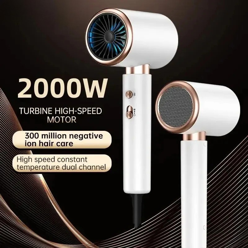 PowerGloss hairdryer 2400W - Ion technology & Stylish design for all hair types