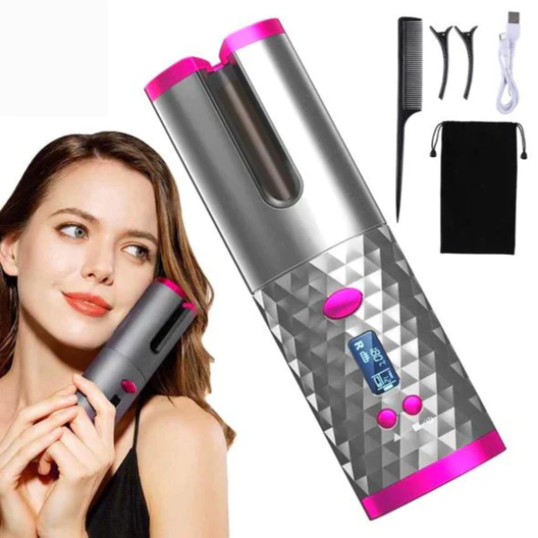 Drahtloses Automatisches Lockeneisen - Perfekte Locken Für Jeden Haartyp-4