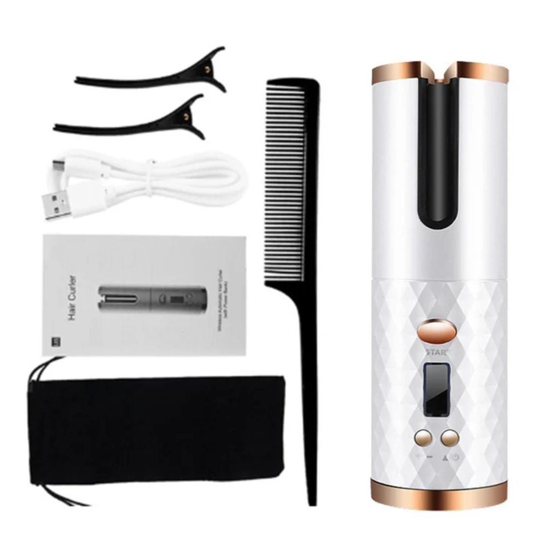 Drahtloses Automatisches Lockeneisen - Perfekte Locken Für Jeden Haartyp-2