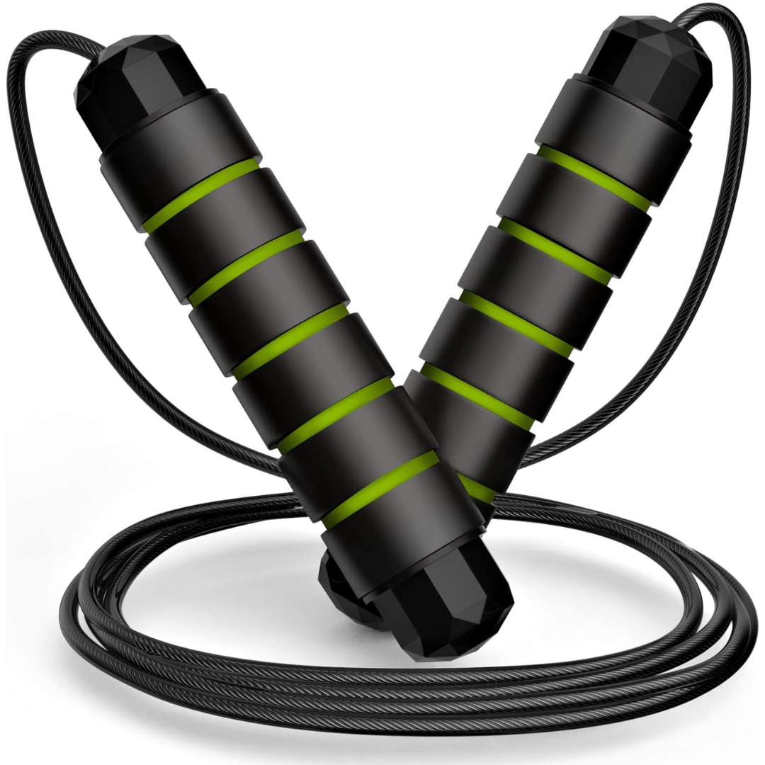 Variant image for Flexijump - Verstellbares Springseil für Fitness und Sport, Tangle-frei, Schwarz-3