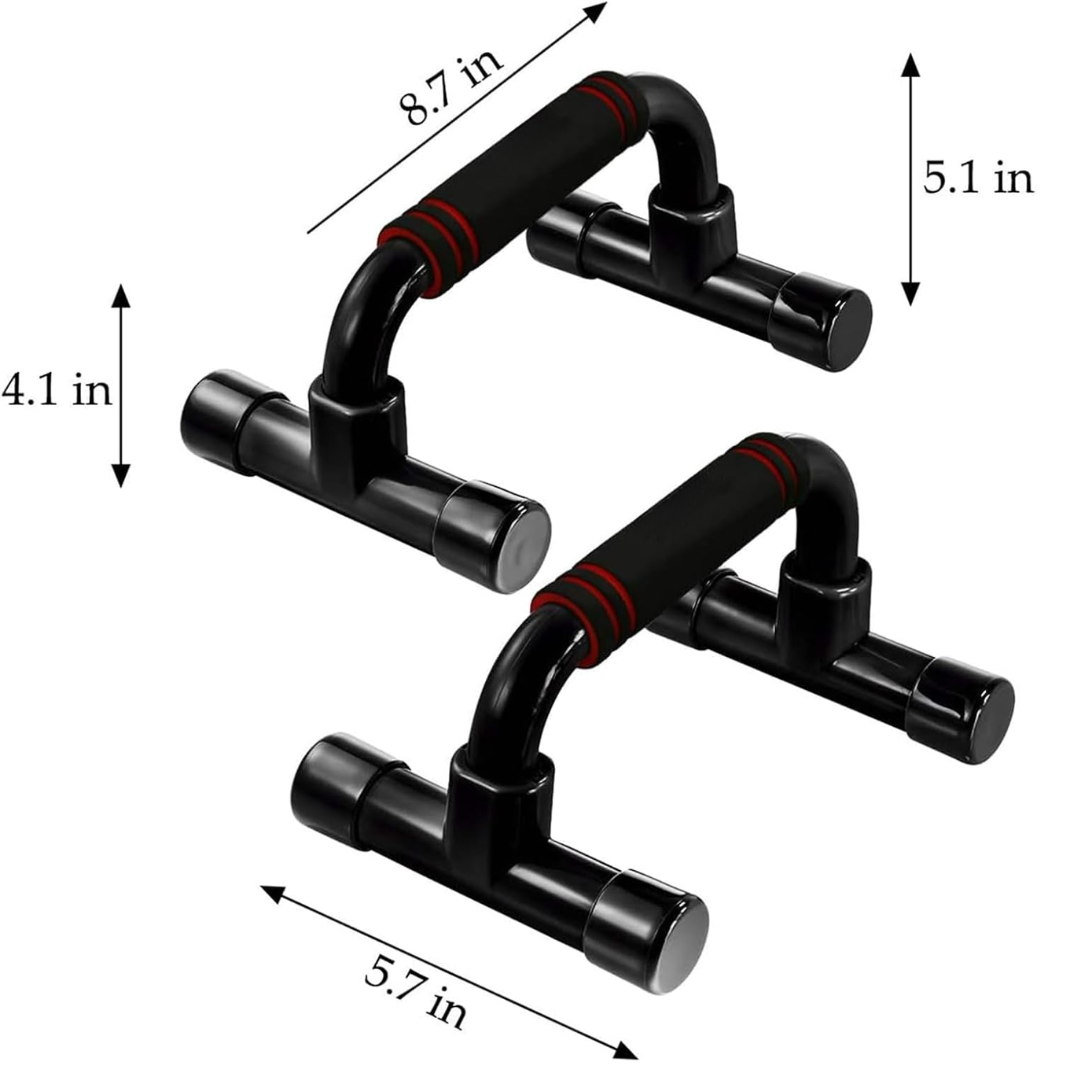 Pushmaster Liegestützgriffe - Ergonomische Griffe für Effektives Training, Anti-Rutsch-Basis, Leicht und Tragbar-5