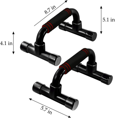 Pushmaster Liegestützgriffe - Ergonomische Griffe für Effektives Training, Anti-Rutsch-Basis, Leicht und Tragbar-5