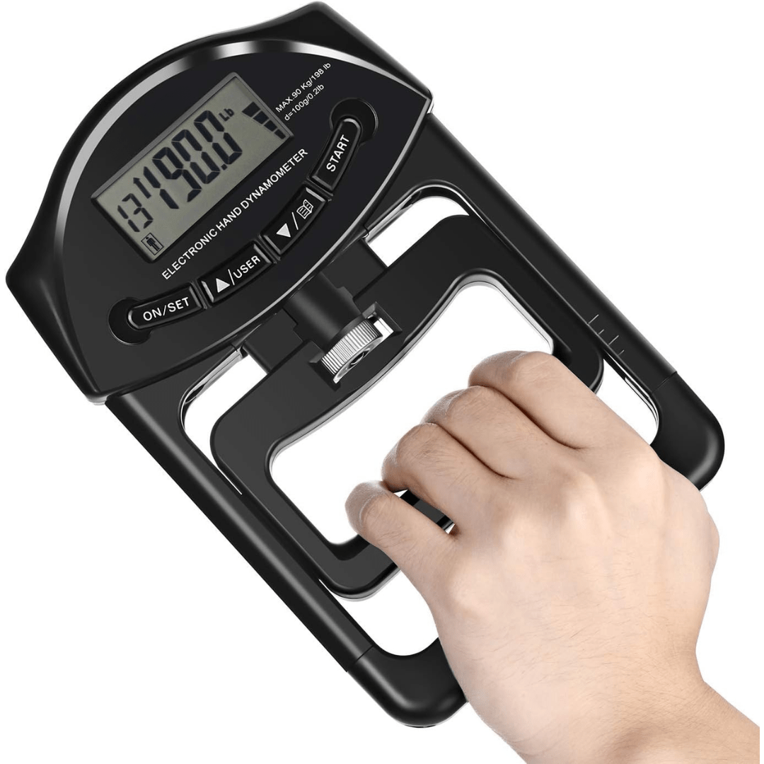 Gripmaster - Digitales Handmessgerät Für Präzise Griffkraftmessungen Bis 90 Kg-1